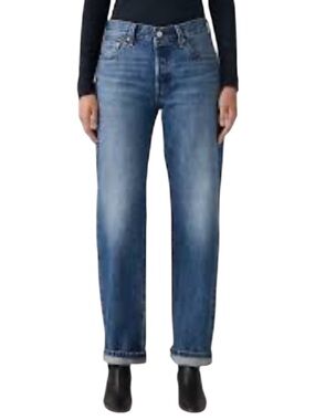 Levis 501 90s high rise loose straight leg jeans size 30 excellent condition